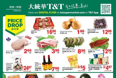 T&T Supermarket (BC) Flyer September 20 to 26