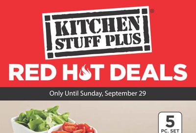 Kitchen Stuff Plus Red Hot Deals Flyer September 23 to 29