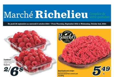 Marche Richelieu Flyer September 26 to October 2