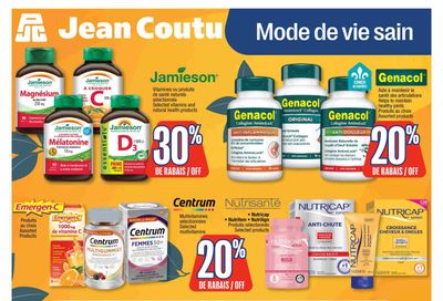 Jean Coutu (QC) Healthy Lifestyle Flyer September 26 to October 9