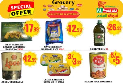 Al-Salam Supermarket Flyer September 24 to 30