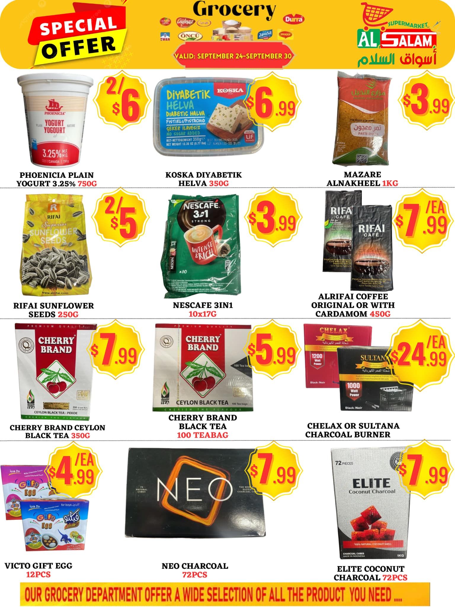Al-Salam Supermarket Flyer September 24 to 30