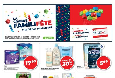 Familiprix Sante Flyer September 26 to October 2