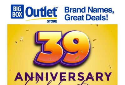 Big Box Outlet Store Flyer September 25 to October 1