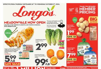 Longo's (Meadowvale) Flyer September 26 to October 2