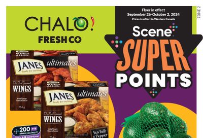 Chalo! FreshCo (West) Flyer September 26 to October 2