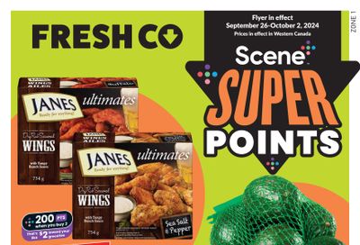 FreshCo (West) Flyer September 26 to October 2