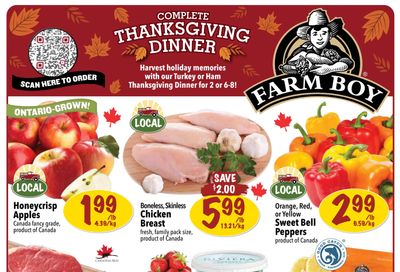 Farm Boy Flyer September 26 to October 2