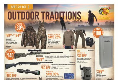 Cabela's Flyer September 26 to October 9