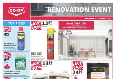 Co-op (West) Home Centre Flyer September 26 to October 2