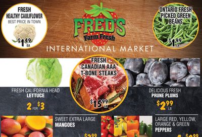 Fred's Farm Fresh Flyer September 25 to October 1