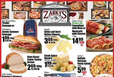 Zarky's Flyer September 25 to October 1