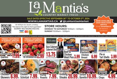 LaMantia's Flyer September 26 to October 2