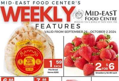 Mid-East Food Centre Flyer September 26 to October 2