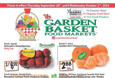 The Garden Basket Flyer September 26 to October 2