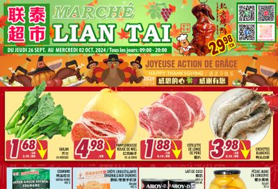 Marche Lian Tai Flyer September 26 to October 2