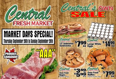 Central Fresh Market Flyer September 26 to October 3