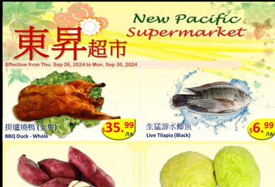 New Pacific Supermarket Flyer September 26 to 30