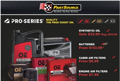 PartSource Flyer September 27 to October 2