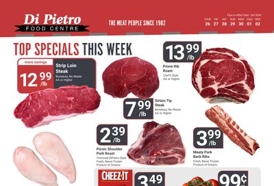 Di Pietro Food Centre Flyer September 26 to October 2