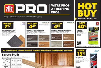 Home Hardware (Atlantic) PRO Flyer September 26 to October 9