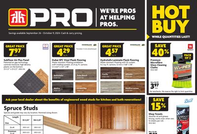 Home Hardware (ON) PRO Flyer September 26 to October 9