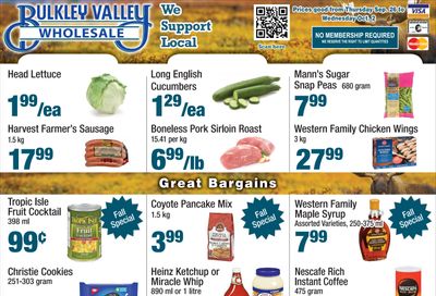 Bulkley Valley Wholesale Flyer September 26 to October 2