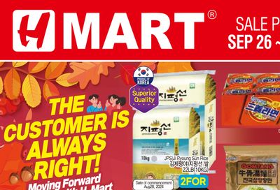 H Mart (West) Flyer September 26 to October 2