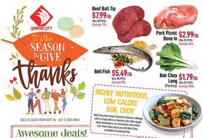 Seafood City Supermarket (ON) Flyer September 26 to October 2