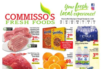 Commisso's Fresh Foods Flyer September 27 to October 3