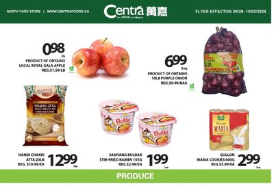 Centra Foods (North York) Flyer September 27 to October 3