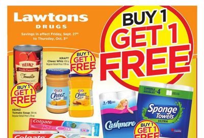 Lawtons Drugs Flyer September 27 to October 3