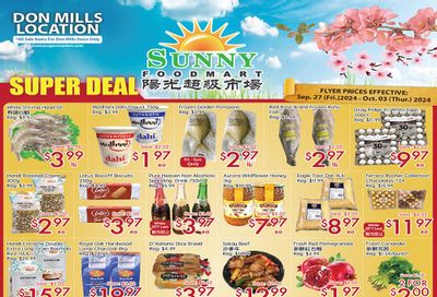 Sunny Foodmart (Don Mills) Flyer September 27 to October 3