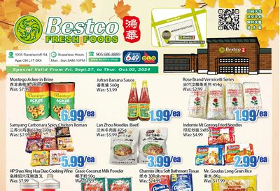 BestCo Food Mart (Ajax) Flyer September 27 to October 3