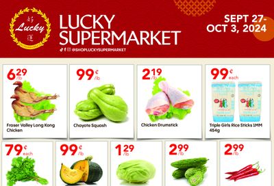 Lucky Supermarket (Winnipeg) Flyer September 27 to October 3