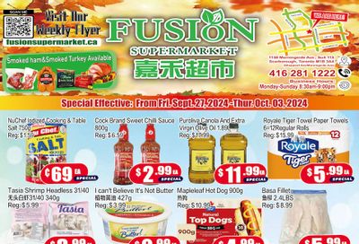 Fusion Supermarket Flyer September 27 to October 3