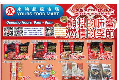 Yours Food Mart Flyer September 27 to October 3