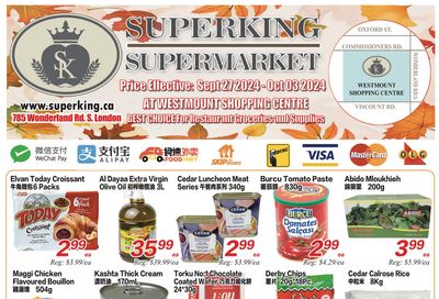 Superking Supermarket (London) Flyer September 27 to October 3