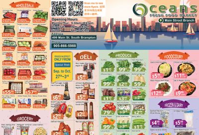 Oceans Fresh Food Market (Main St., Brampton) Flyer September 27 to October 3