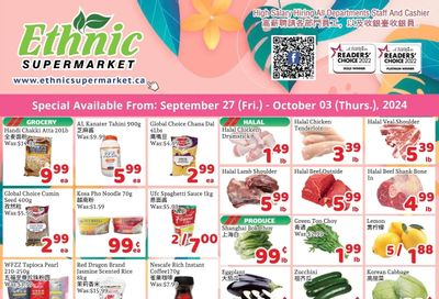 Ethnic Supermarket (Milton) Flyer September 27 to October 3