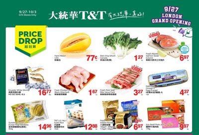 T&T Supermarket (GTA) Flyer September 27 to October 3