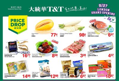 T&T Supermarket (Waterloo) Flyer September 27 to October 3