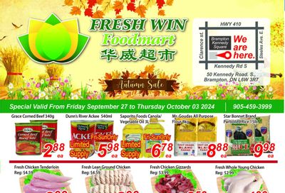 Fresh Win Foodmart Flyer September 27 to October 3