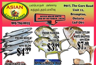 Asian Cash & Carry Flyer September 27 to October 3