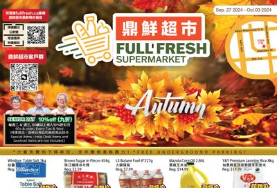 Full Fresh Supermarket Flyer September 27 to October 3