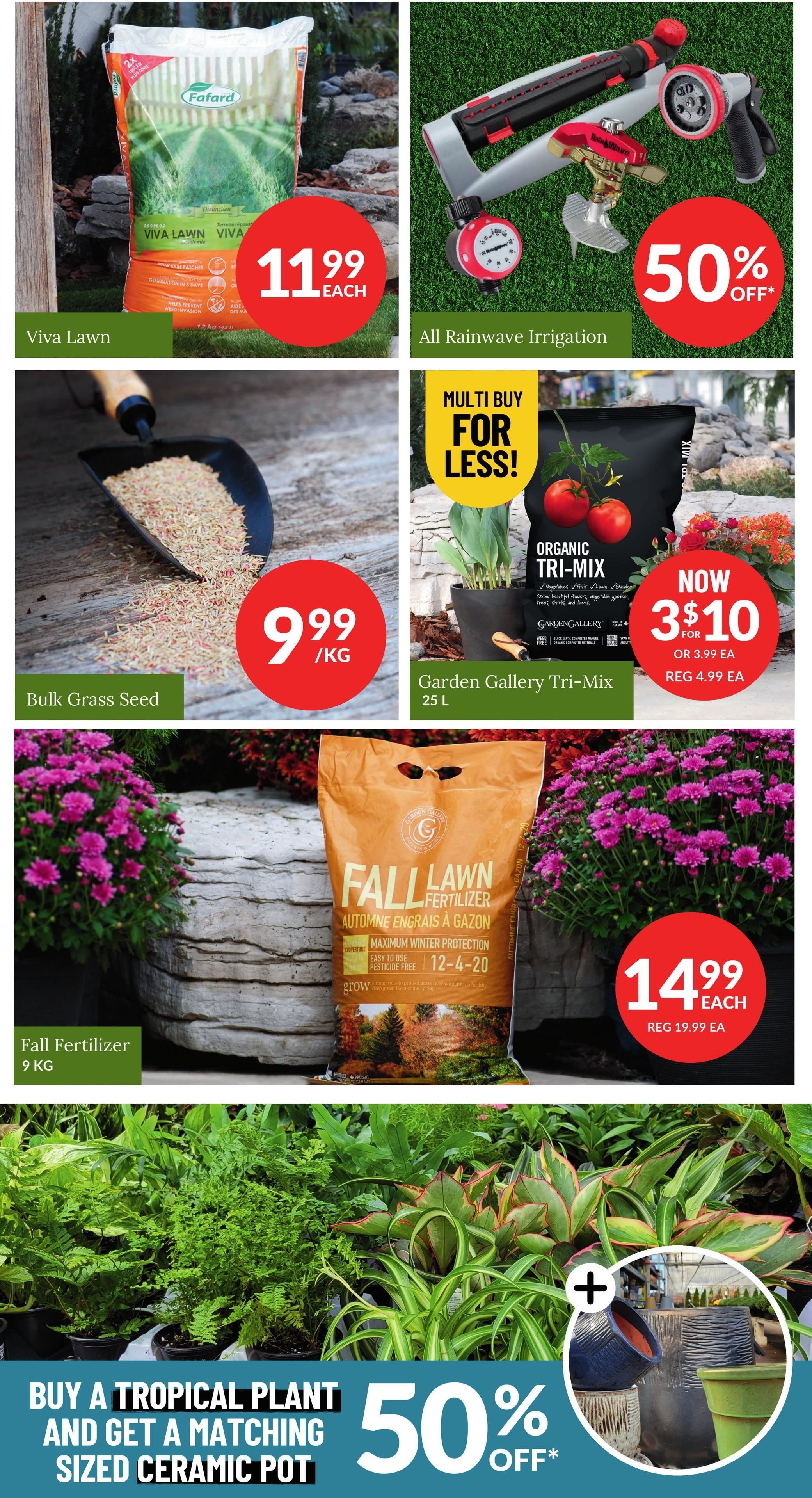 Lakeside Garden Gallery Flyer September 27 to October 3