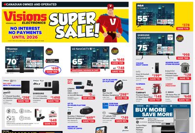 Visions Electronics Flyer September 27 to October 3