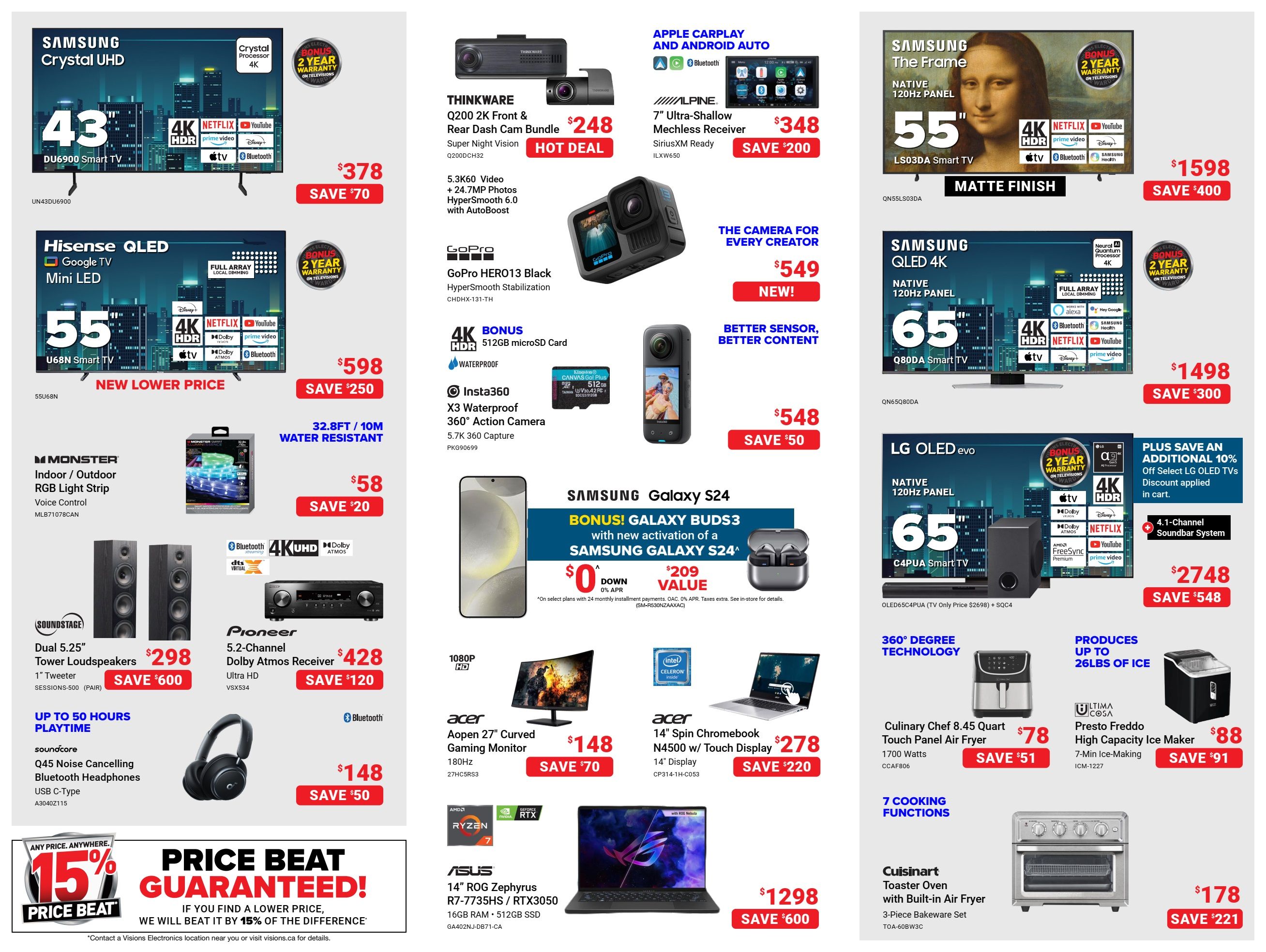 Visions Electronics Flyer September 27 to October 3