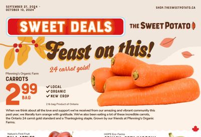 The Sweet Potato Flyer September 27 to October 10