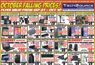 TechSource Flyer September 27 to October 10